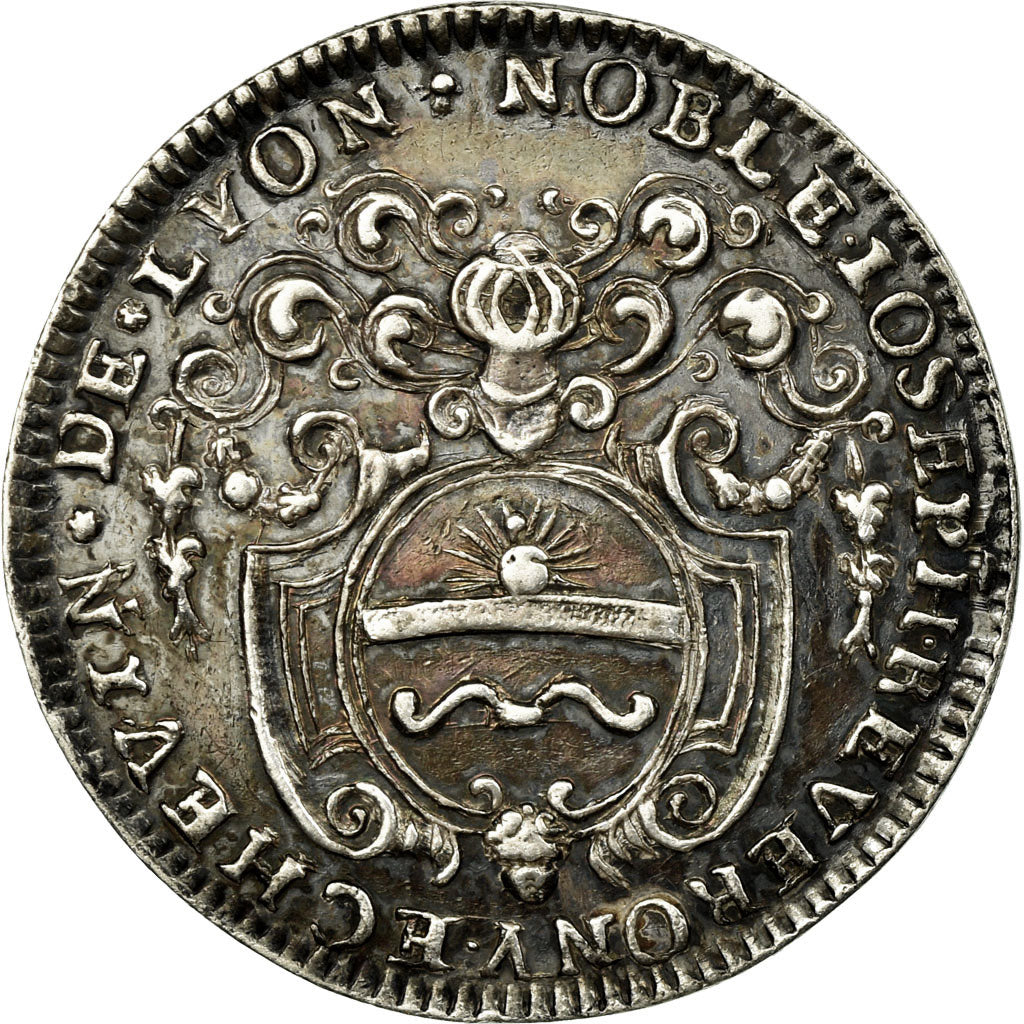 France, Token, Consulat de Lyon, Joseph Reverony, Echevin, AU(50-53), Silver