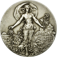 France, Medal, Horticulture, Jardins, MS(60-62), Silvered bronze
