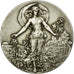 France, Medal, Horticulture, Jardins, MS(60-62), Silvered bronze
