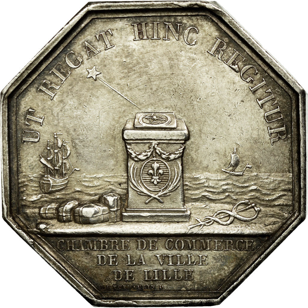 France, Token, Louis-Philippe Ier, Chambre de Commerce de Lille, De Puymaurin