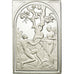 France, Medal, adam et Eve, Jardin d'Eden, MS(65-70), Silver