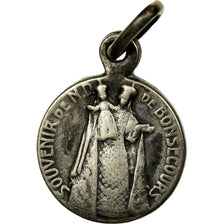 Francja, Medal, Religion, Notre Dame de Bonsecours, AU(50-53), Brąz posrebrzany