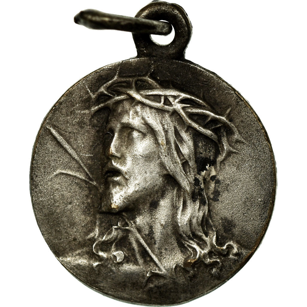 France, Médaille, Religion, Christ, Jérusalem, TTB+, Silvered bronze