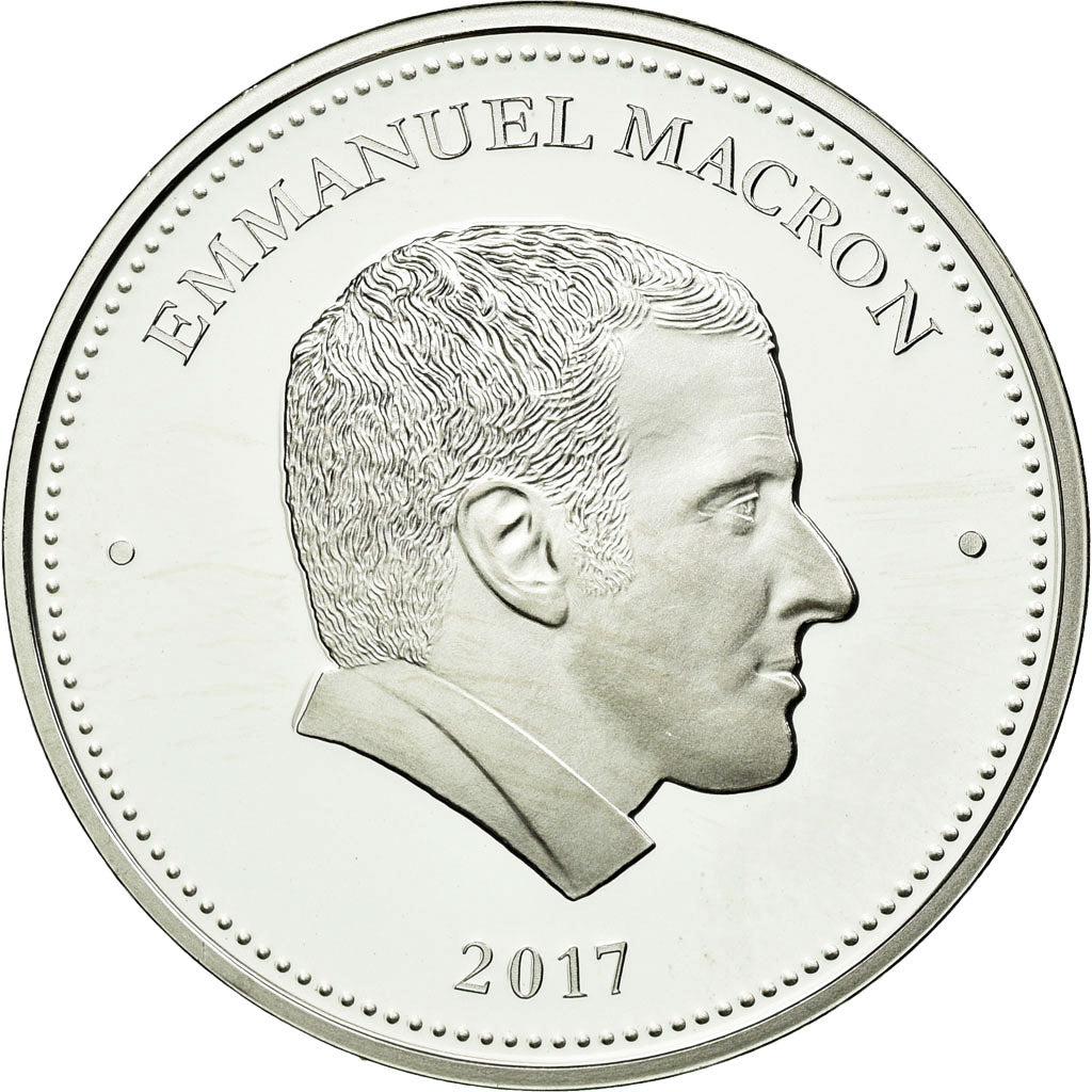 France, Médaille, Emmanuel Macron, Président de la République, 2017, FDC