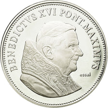 Vaticano, medaglia, Le Pape Benoit XVI, 2005, FDC, Argento