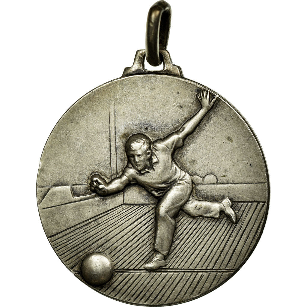 Italy, Medal, Bowling Perugia, Tornéo Principianti, 1967, MS(60-62), Silver