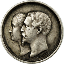 Francia, medaglia, Naissance de Napoléon IV, Quinaire, 1856, SPL-, Argento