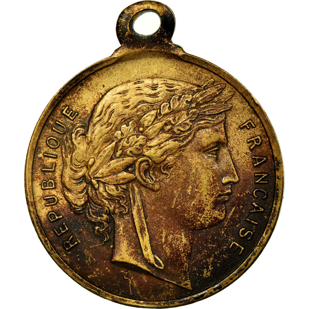 Francia, Token, Grand festival d'Harmonie et de Fanfares, Calais, 1872, MBC+