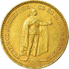 Coin, Hungary, Franz Joseph I, 20 Korona, 1896, Kormoczbanya, AU(55-58), Gold