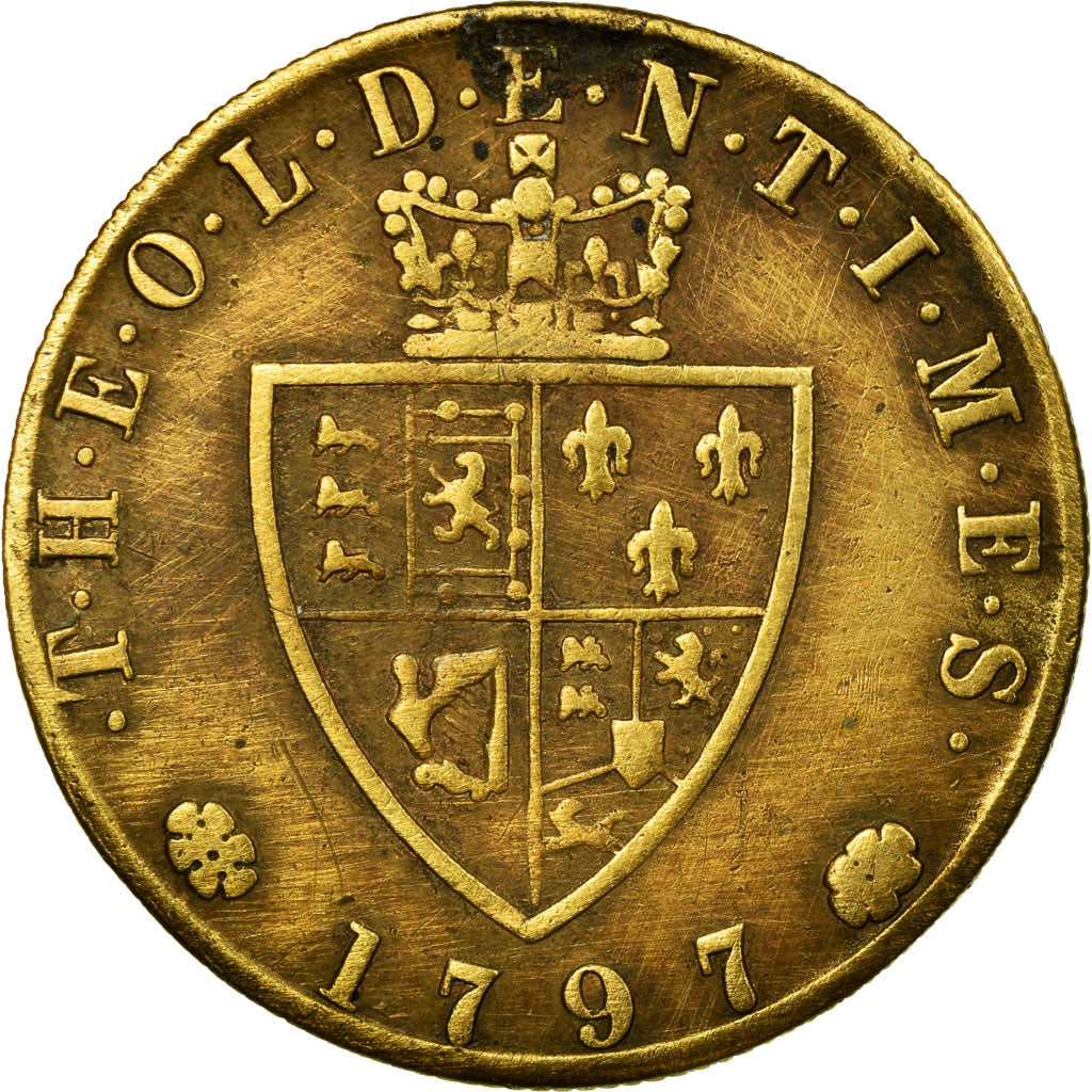 United Kingdom , Token, Georges IIII, 1797, AU(50-53), Brass