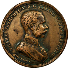Oostenrijk, Medaille, François Joseph Ier, Der Tapferkeit, FR+, Bronze