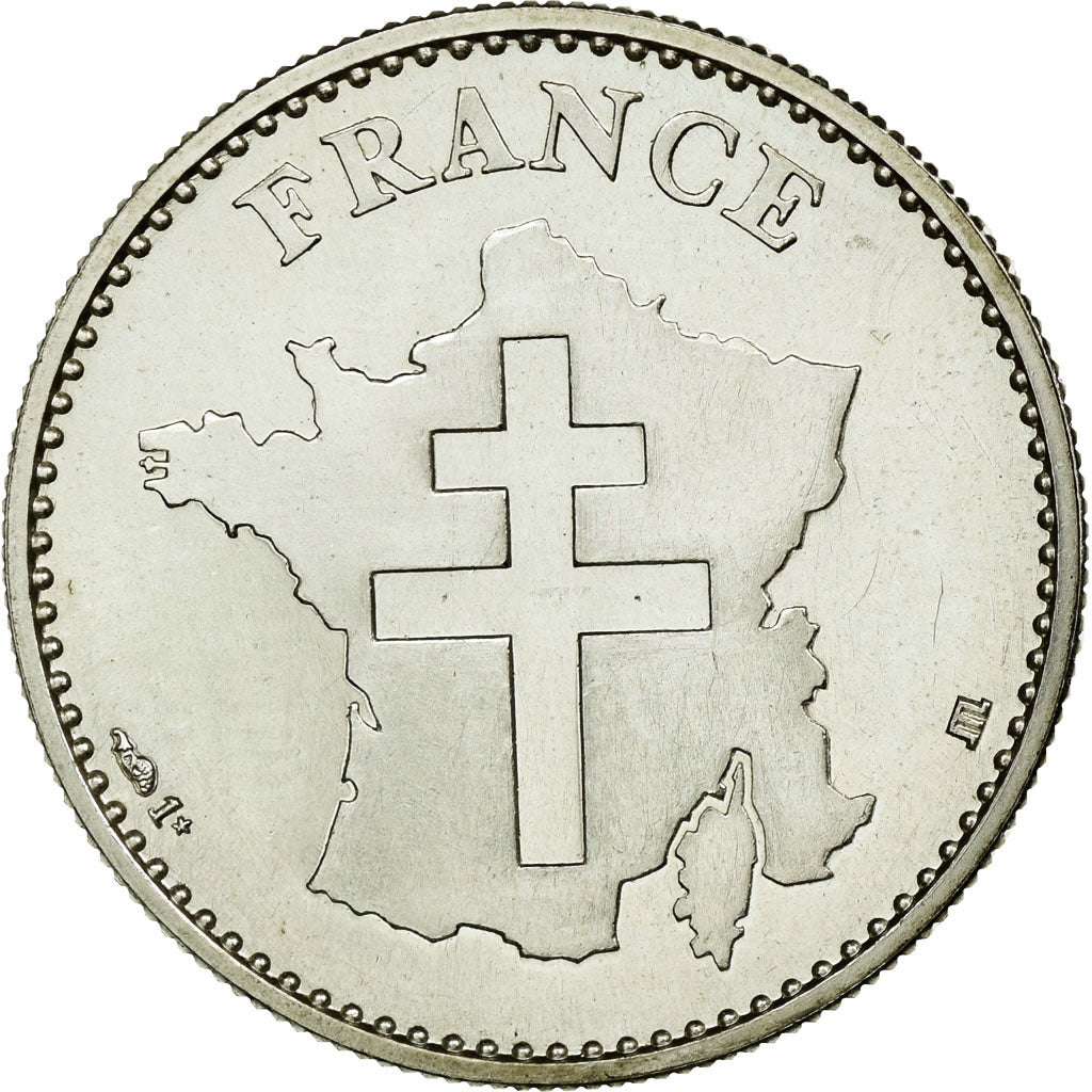 France, Medal, Général De Gaulle, 1982, Thiébaud, MS(65-70), Silver