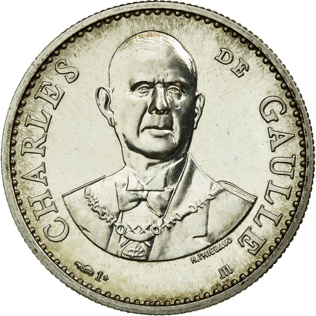 Frankrijk, Medaille, 25ème Anniversaire de la Vème République, De Gaulle