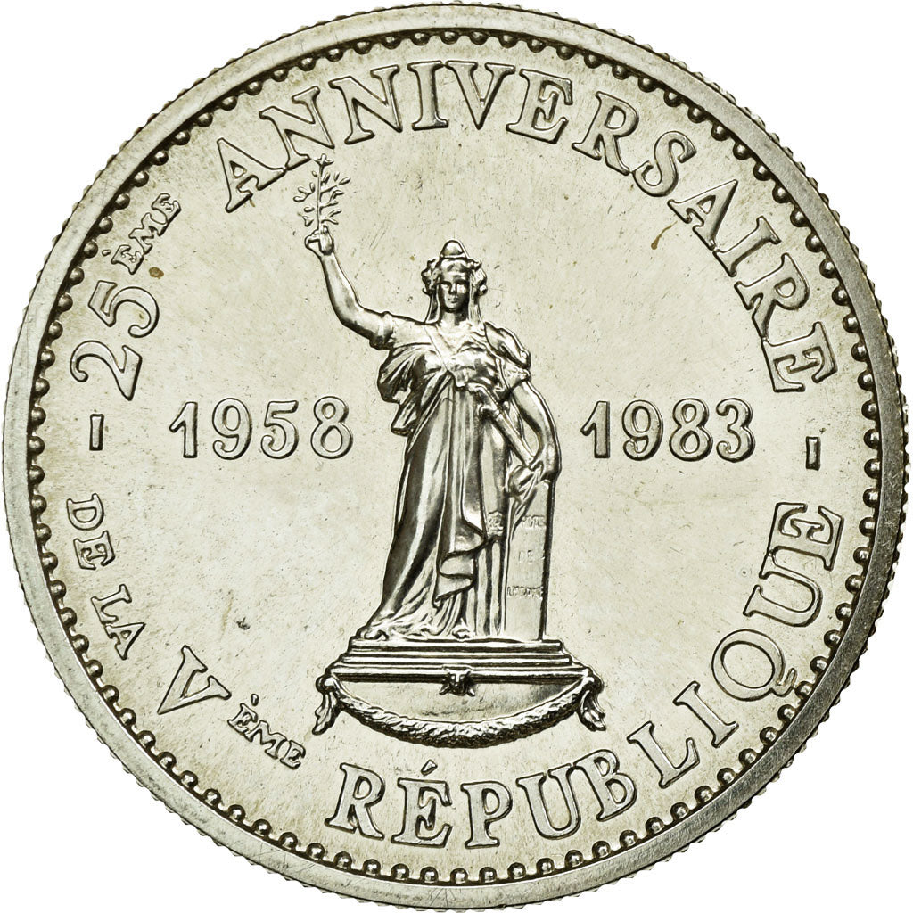 Frankrijk, Medaille, 25ème Anniversaire de la Vème République, De Gaulle