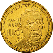Frankreich, Medaille, Charles De Gaulle, 1 Euro Essai, 1996, Jimenez, STGL