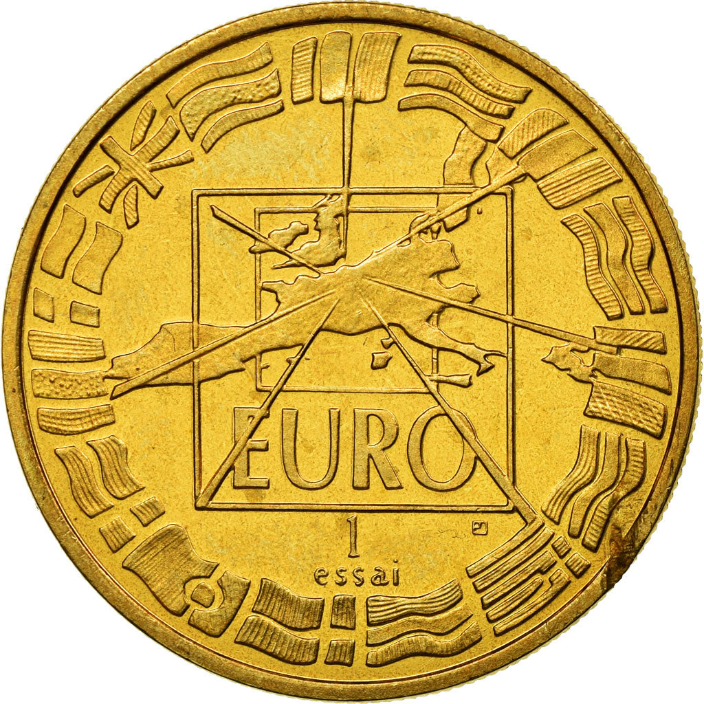 Frankreich, Medaille, Charles De Gaulle, 1 Euro Essai, 1996, Jimenez, STGL