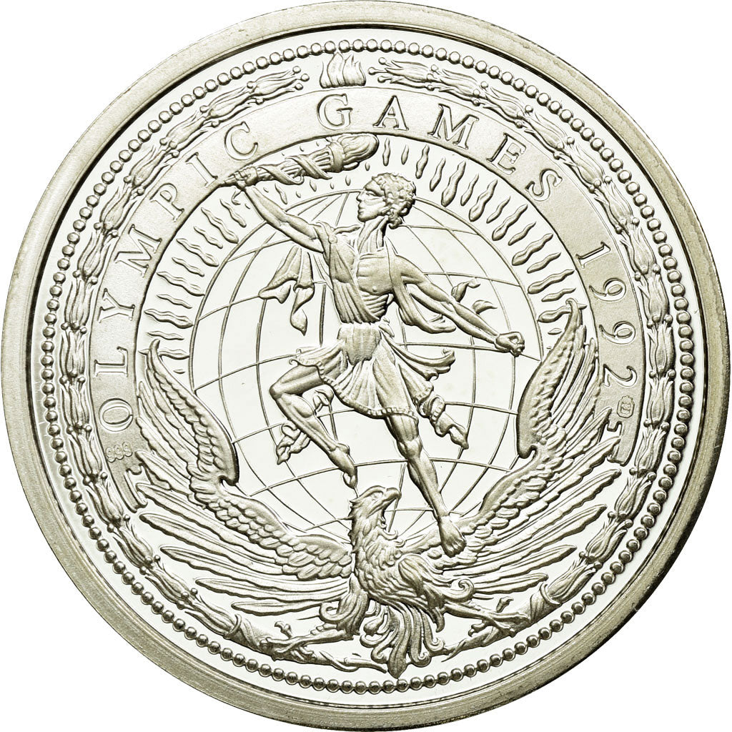 Spain, Medal, Les Jeux Olympiques de Barcelone, 1992, MS(65-70), Silver