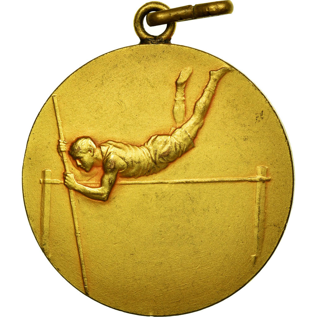 Belgio, medaglia, Sport, cercle Athlétique de Spa, 1921, SPL, Bronzo dorato