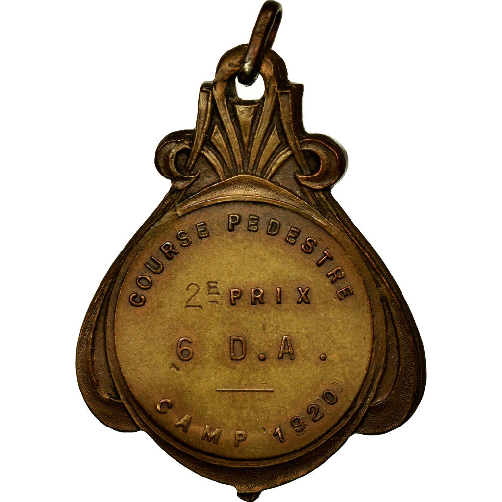 Belgium, Medal, Sport, Course Pédestre, Camp, 1920, AU(55-58), Bronze