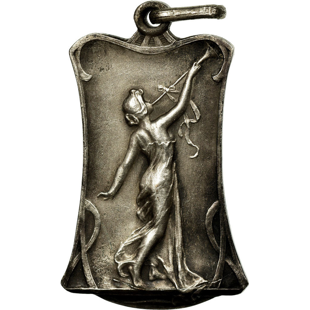 Belgique, Médaille, Sport, Saut à la Perche, Camp, 1921, SUP, Silvered bronze