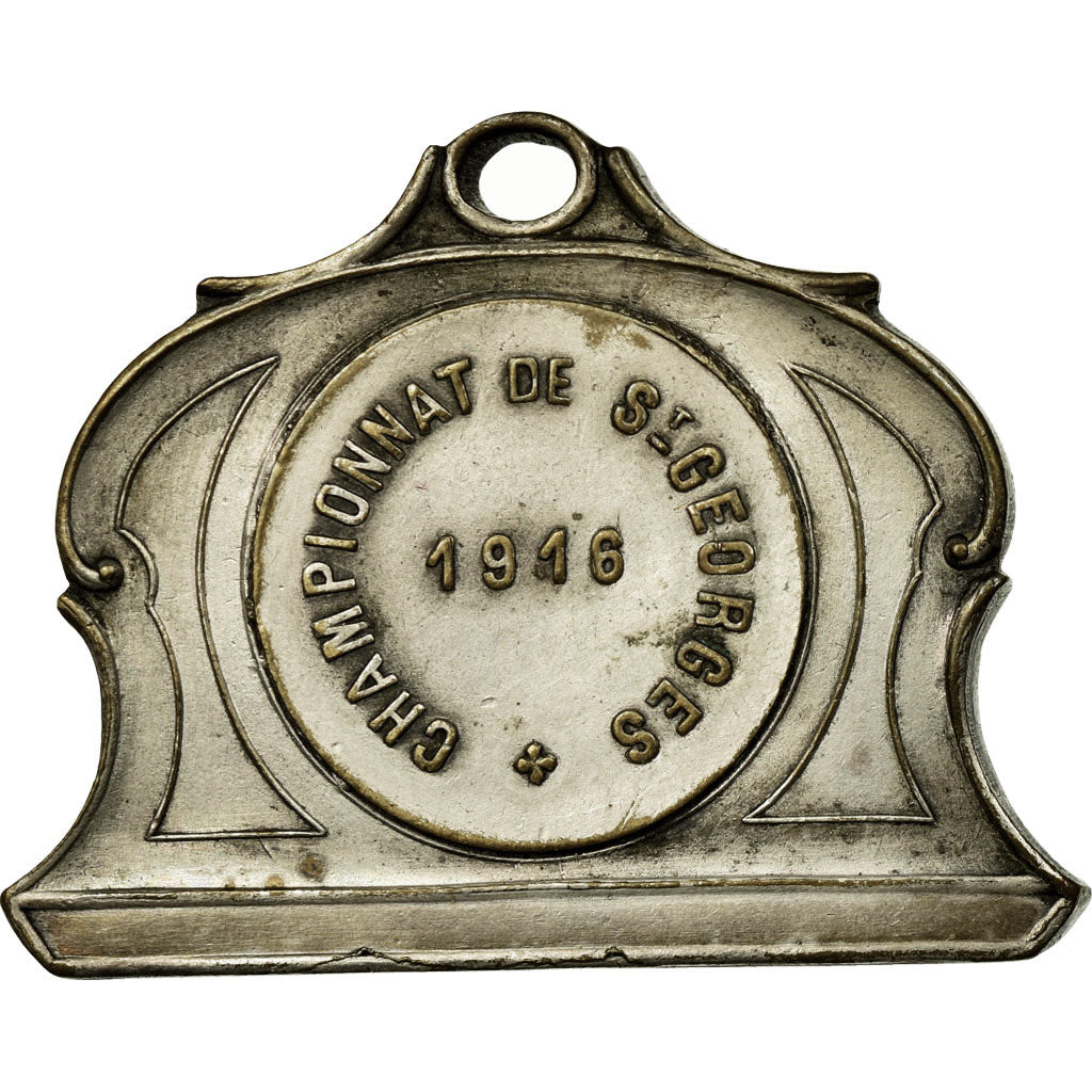 Belgium, Medal, Sport, Football, Championnat de Saint-Georges, 1916, EF(40-45)