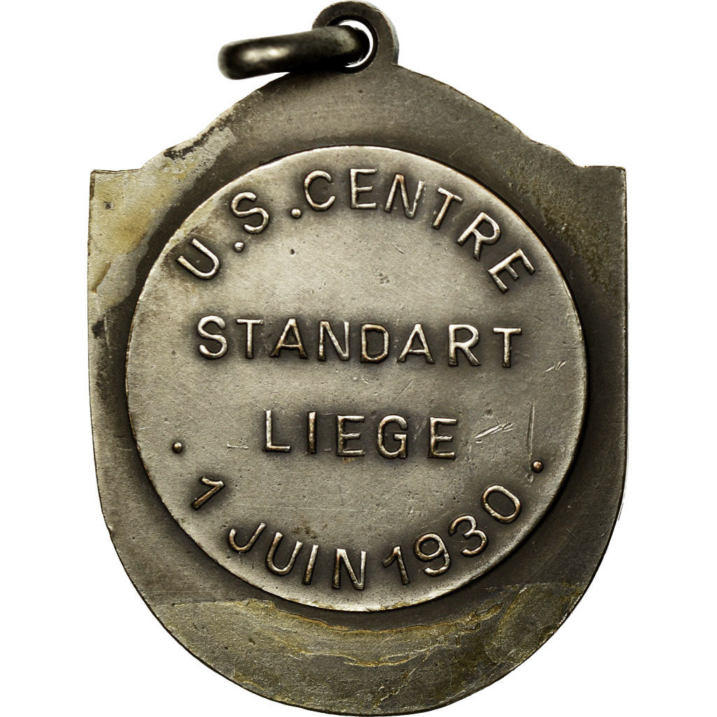 Belgium, Medal, Sport, Football, Standart Liège, 1930, AU(50-53), Silvered