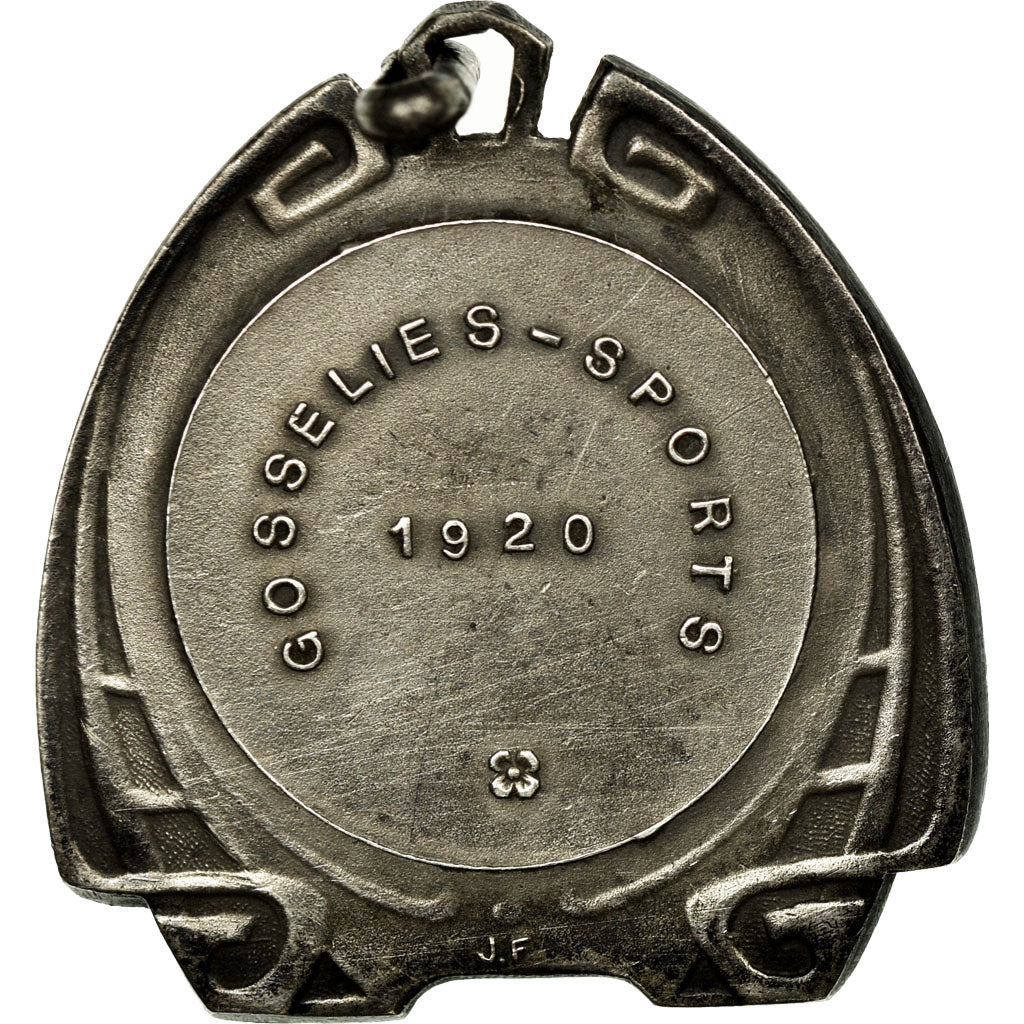 Belgique, Médaille, Sport, Athlétisme, Gosselies-Sports, 1920, SUP, Silvered