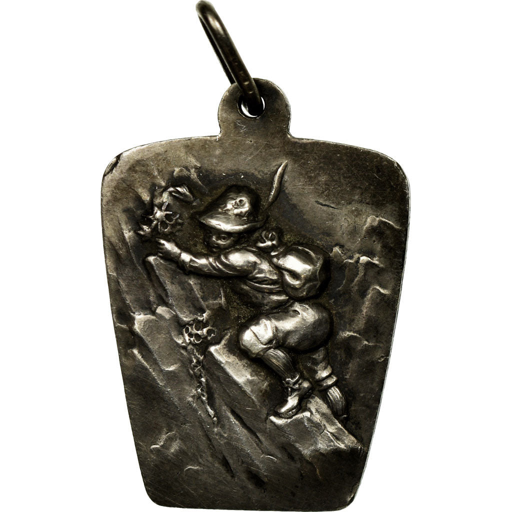 Belgium, Medal, Sport, Alpinisme, Saint-Georges, 1917, AU(55-58), Silvered