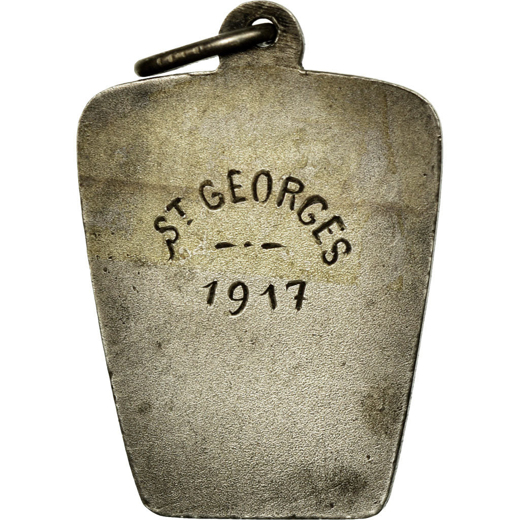 Belgium, Medal, Sport, Alpinisme, Saint-Georges, 1917, AU(55-58), Silvered