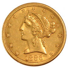 États-Unis, 5 Dollars Liberty Or