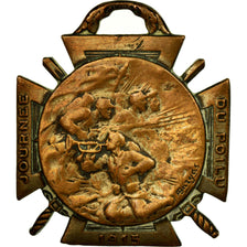 France, Journée du poilu, Medal, 1915, Good Quality, Copper, 30