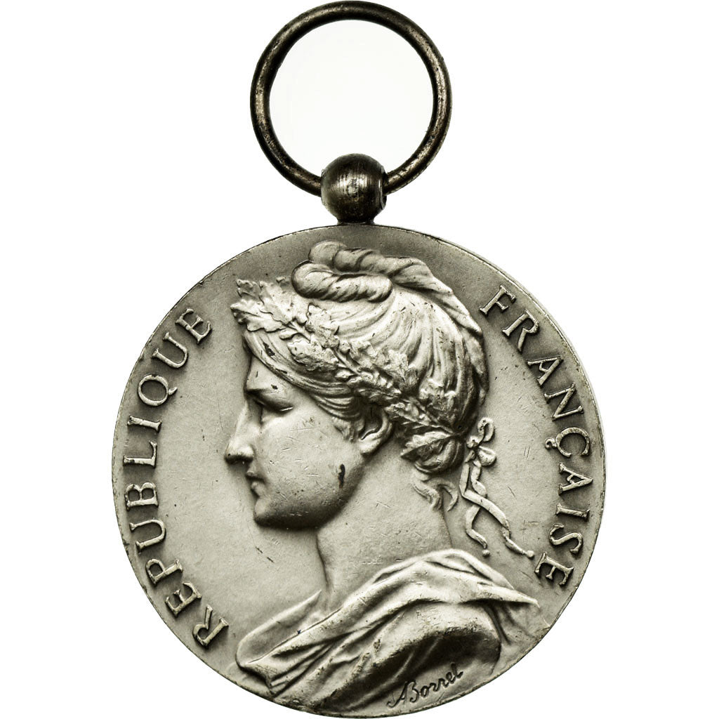 France, Médaille d'honneur du travail, Medal, 1982, Good Quality, Borrel.A