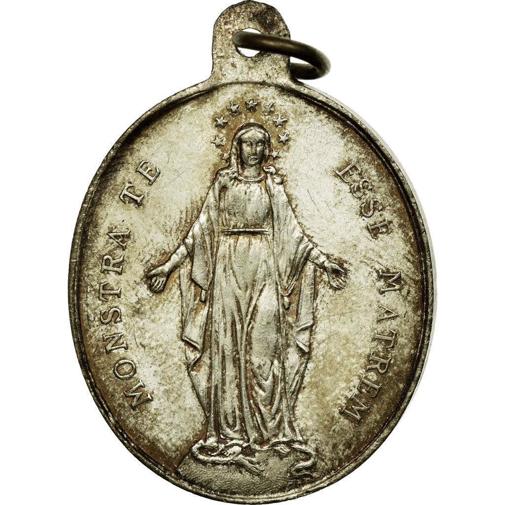 France, Medal, Congrégation des enfants de Marie, EF(40-45), Silvered bronze