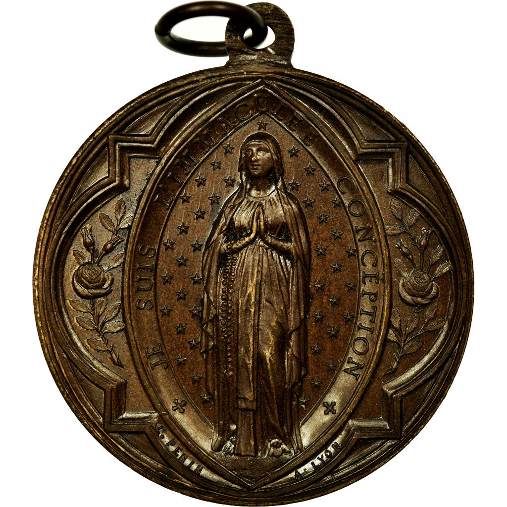 France, Medal, Religion, Marie, Penin, MS(60-62), Bronze