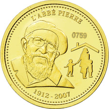 Francia, medaglia, 100ème Anniversaire de la Naissance de l'Abbé Pierre, 2007