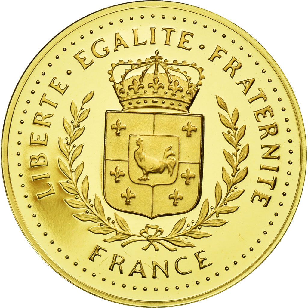 Francia, medaglia, Gustave Eiffel, FDC, Oro