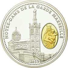 Francia, medalla, Marseille - Notre Dame de la Garde, FDC, Plata