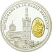 Francia, medalla, Marseille - Notre Dame de la Garde, FDC, Plata