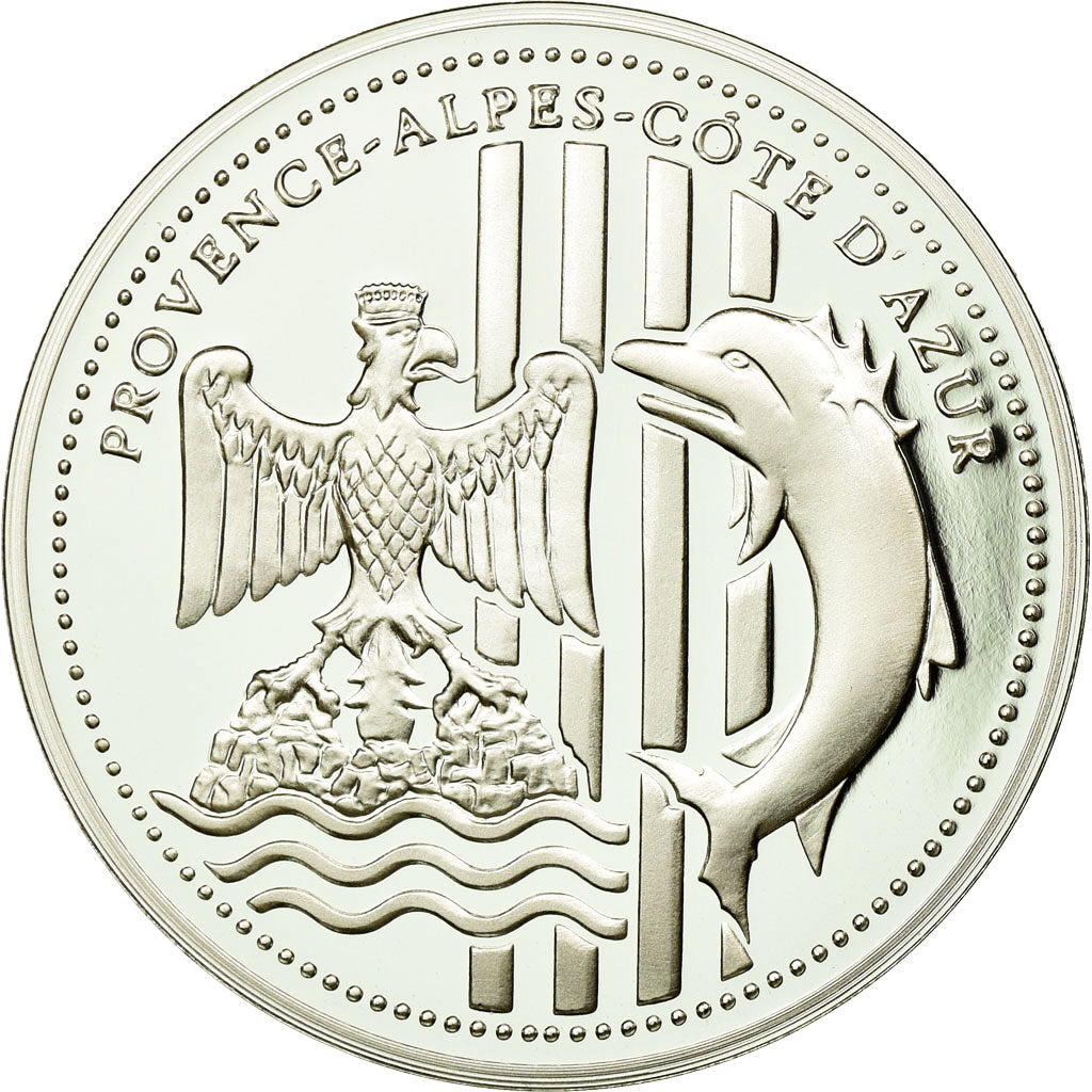 Francia, medalla, Marseille - Notre Dame de la Garde, FDC, Plata