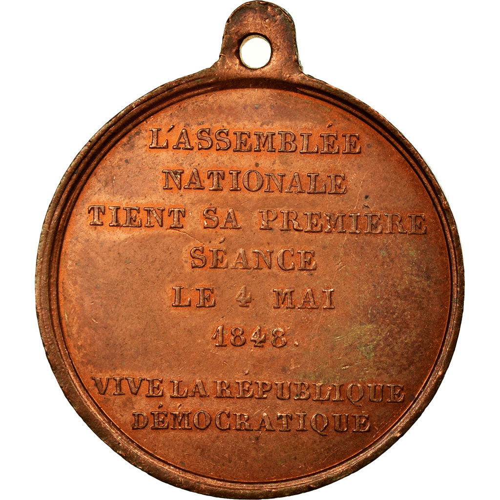 France, Medal, Révolution, 1ère Séance de l'Assemblée Nationale, 1848