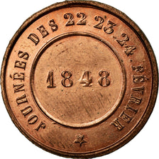 Frankreich, Medaille, Deuxième République, Révolution, Journées de février