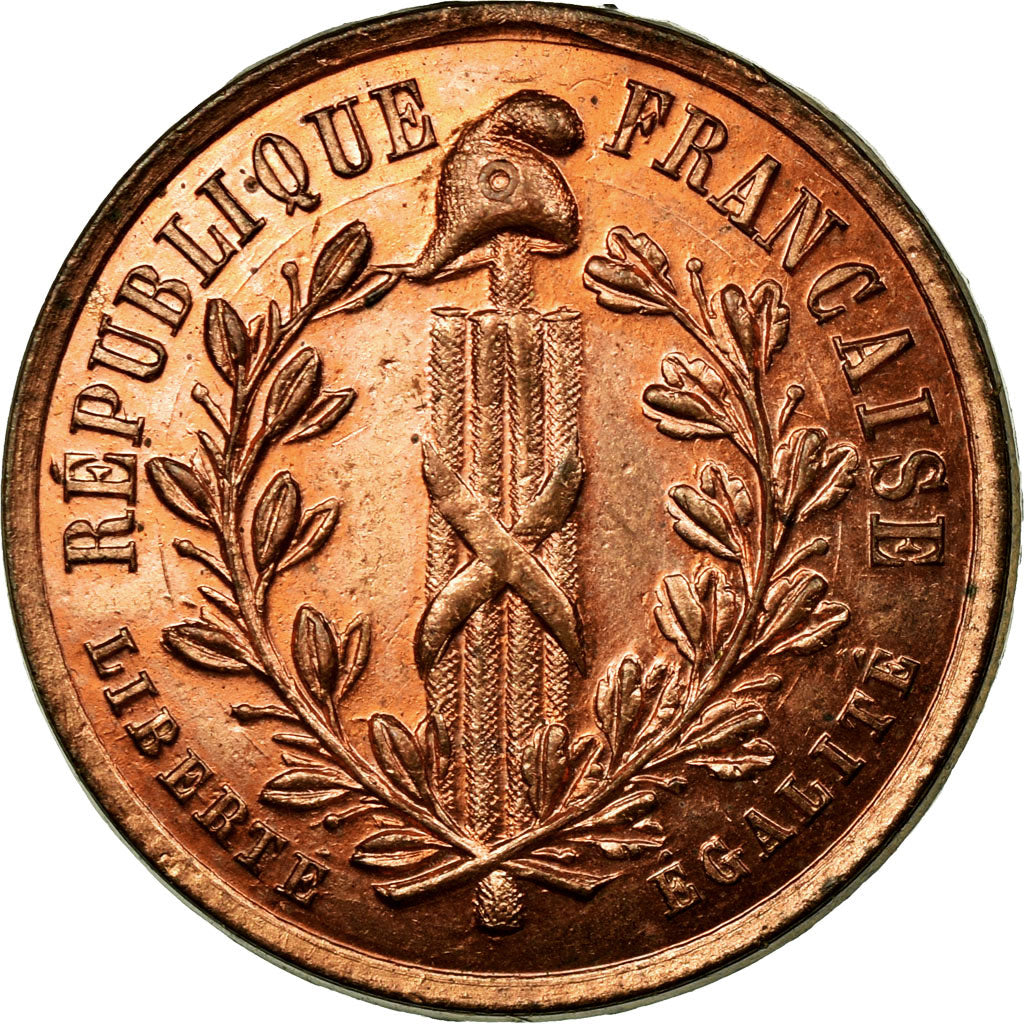 Frankreich, Medaille, Deuxième République, Révolution, Journées de février