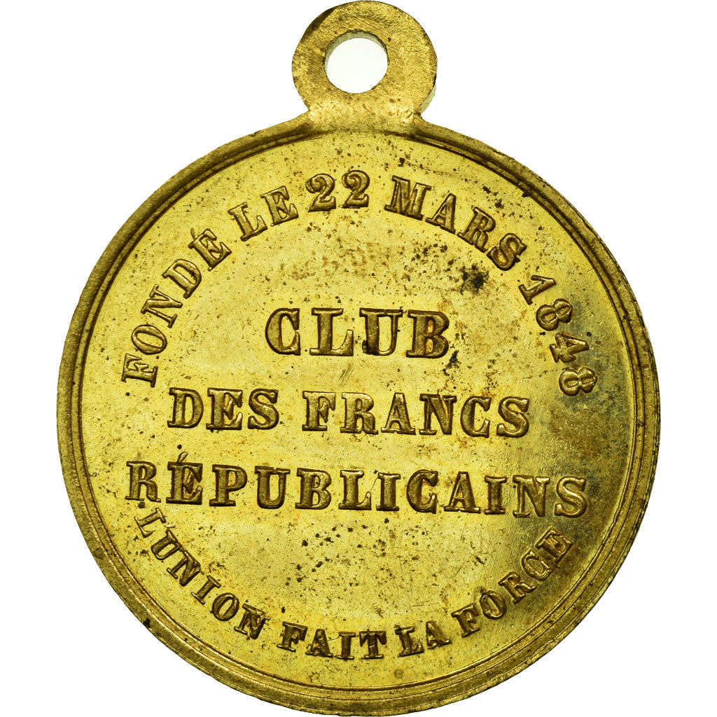 Frankreich, Medaille, Deuxième République, Club des Francs Républicains
