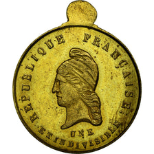 France, Medal, Deuxième République, révolution, Constitution, 1848