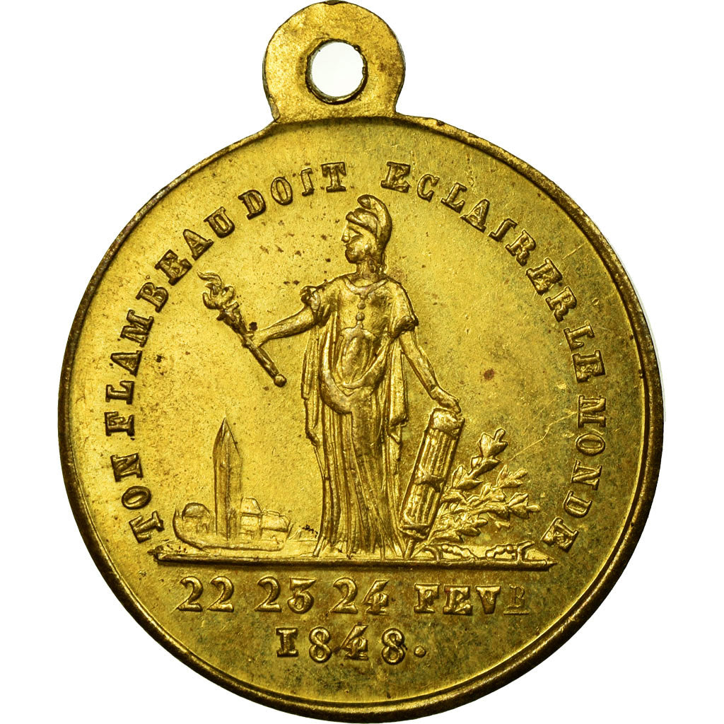 France, Médaille, Deuxième République, Révolution, Journées de février