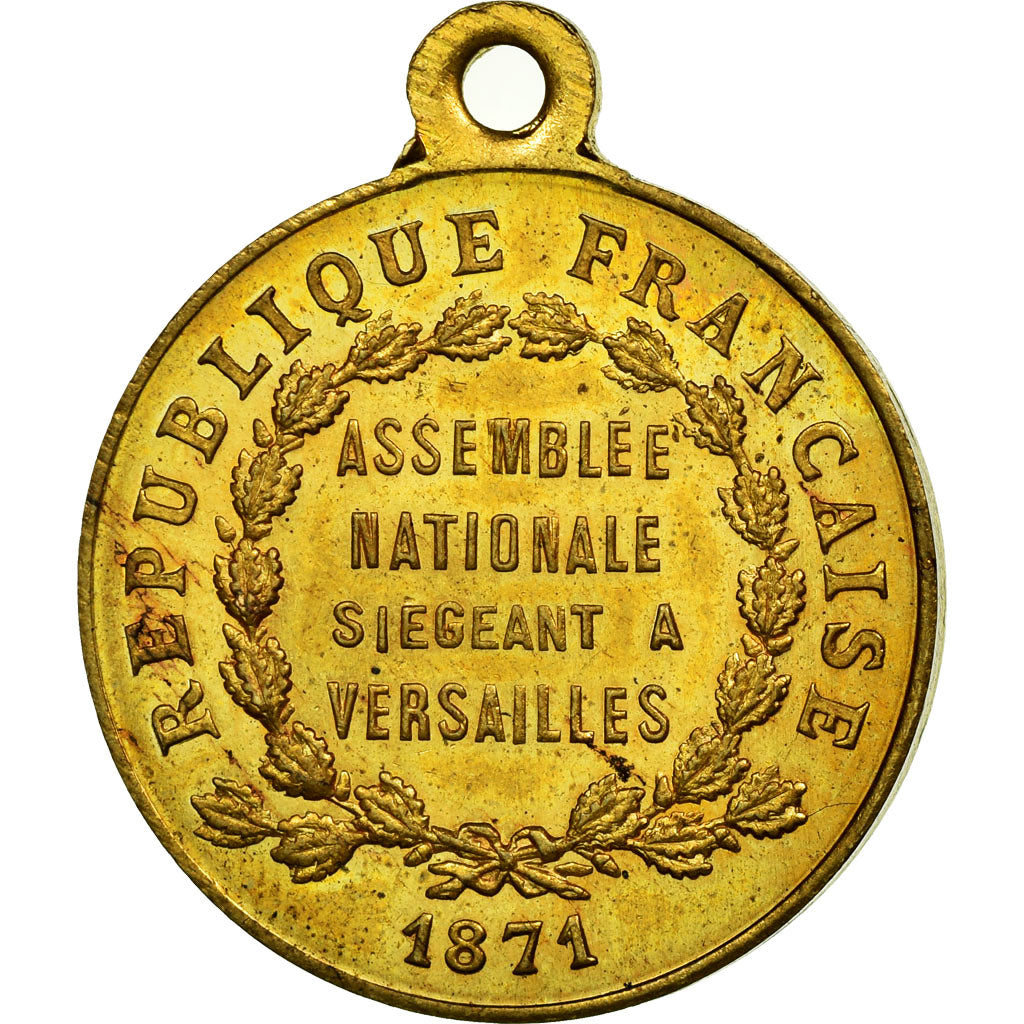 France, Medal, Adolphe Thiers, Assemblée Nationale Siégeant à Versailles