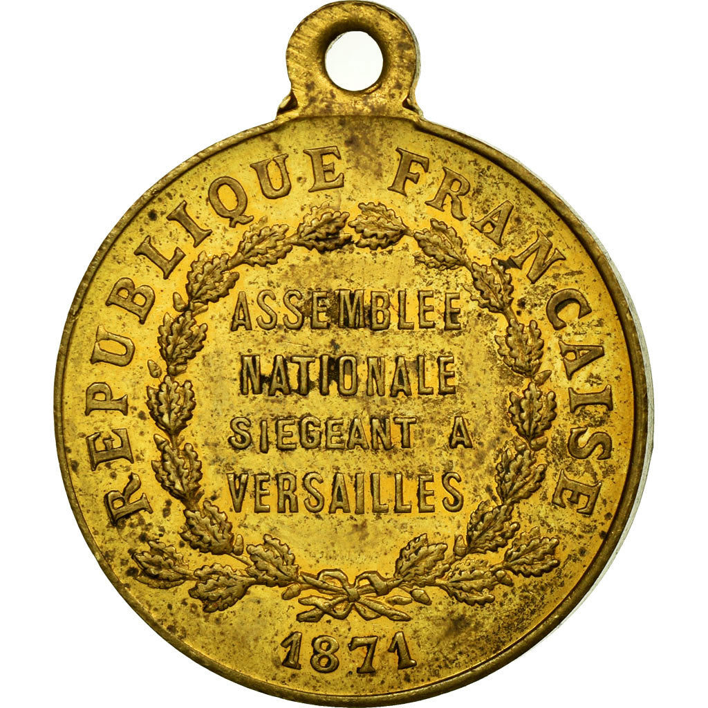 France, Medal, Adolphe Thiers, Assemblée Nationale Siégeant à Versailles