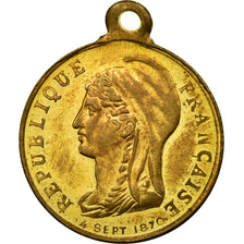 France, Medal, Le Gouvernement de la Défense Nationale, 1870, AU(50-53), Brass
