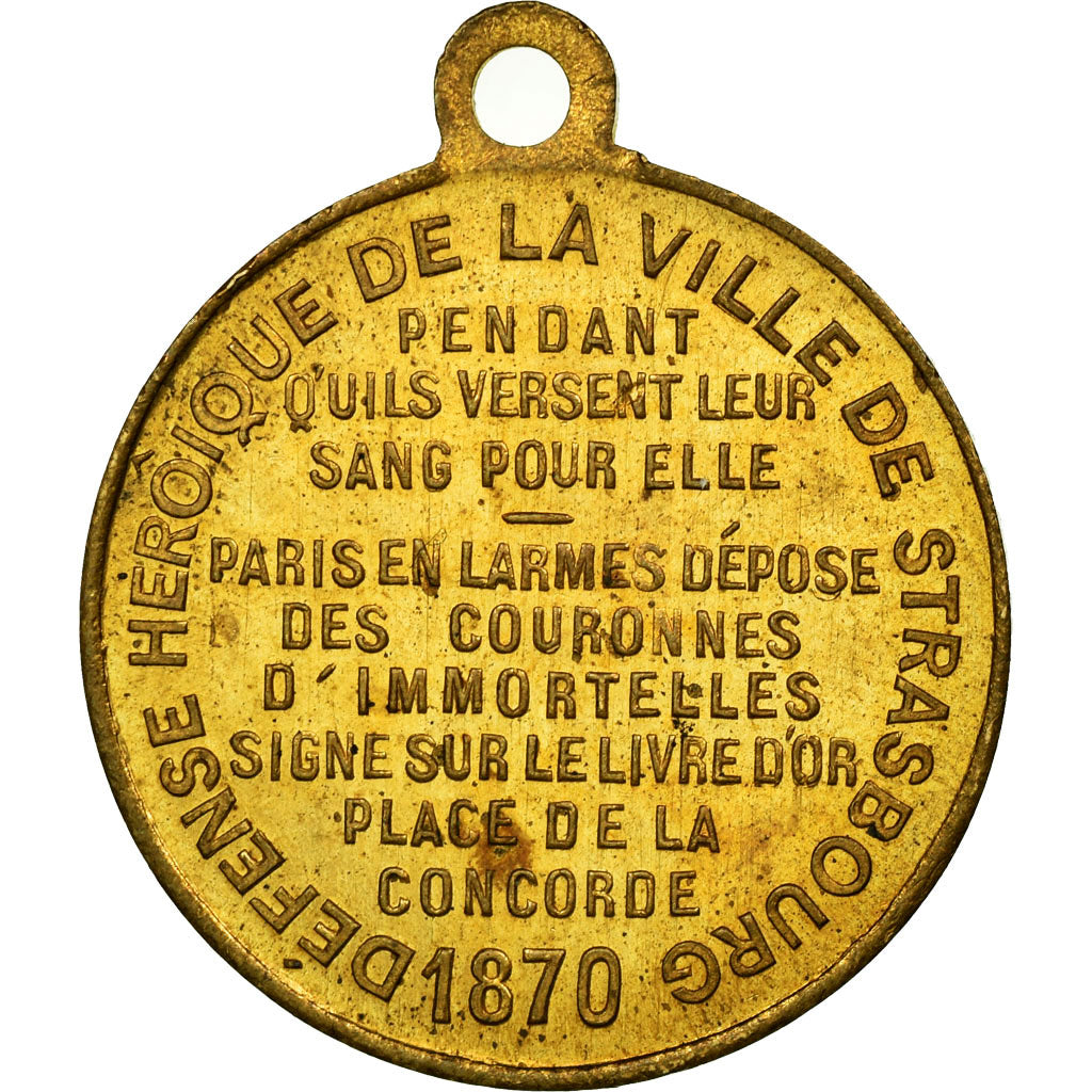 France, Médaille, Révolution, Défense Héroïque de la Ville de Strasbourg