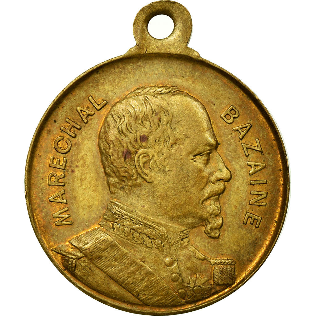 France, Medal, Maréchal Bazaine, Siège de Metz, AU(50-53), Copper